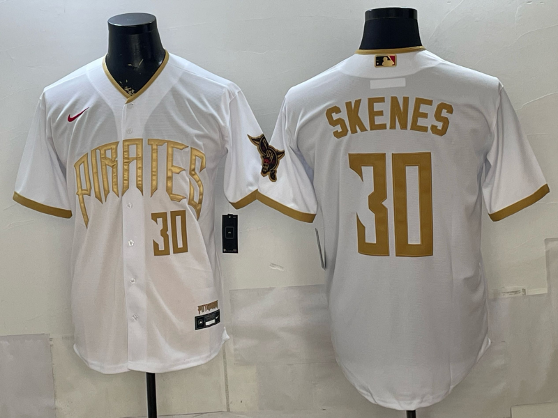 Men Pittsburgh Pirates #30 Skenes white Game 2026 Nike MLB Jersey 051904